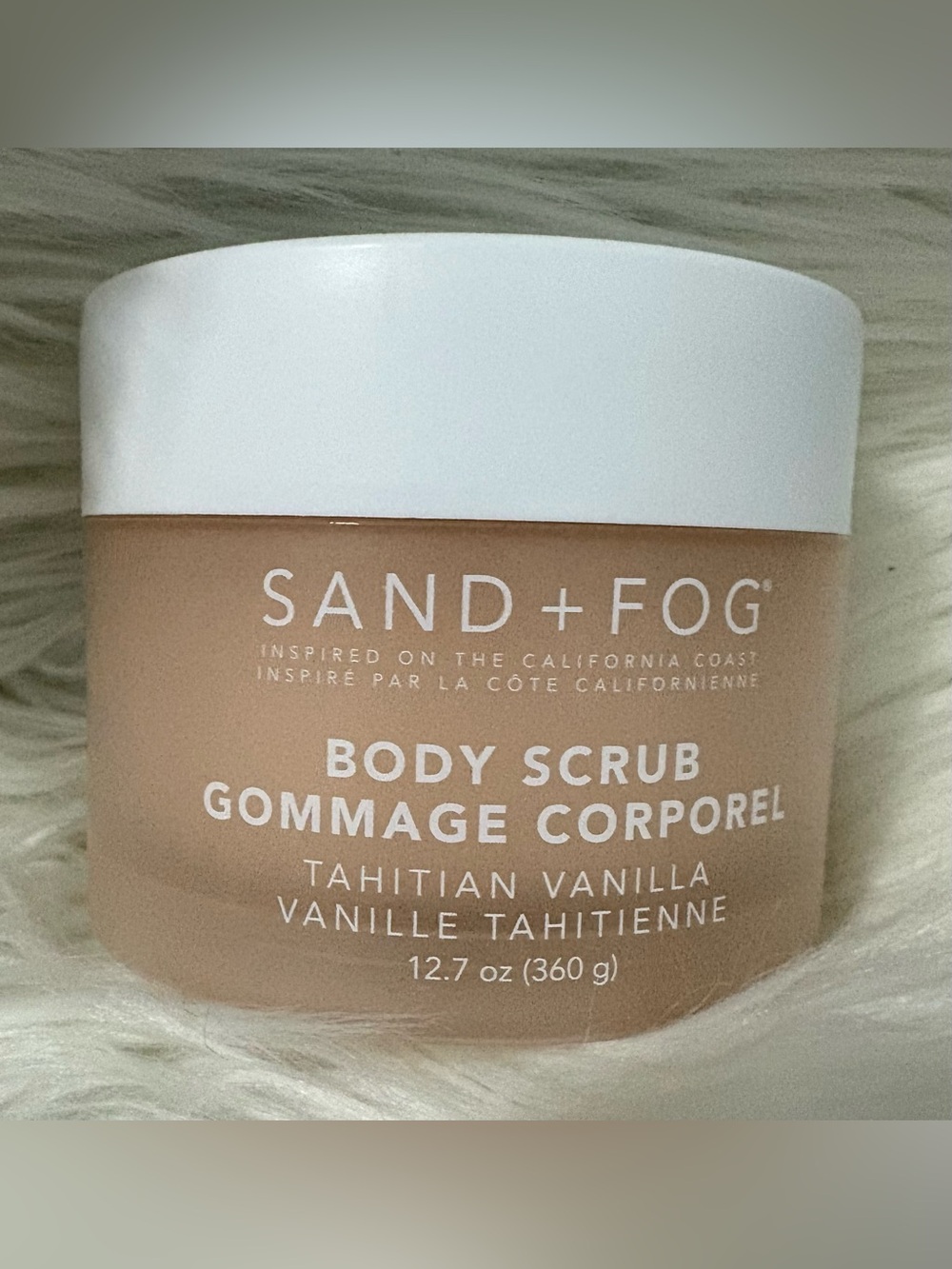 Sand + Fog Tahitian Vanilla Body Scrub 12.7 oz